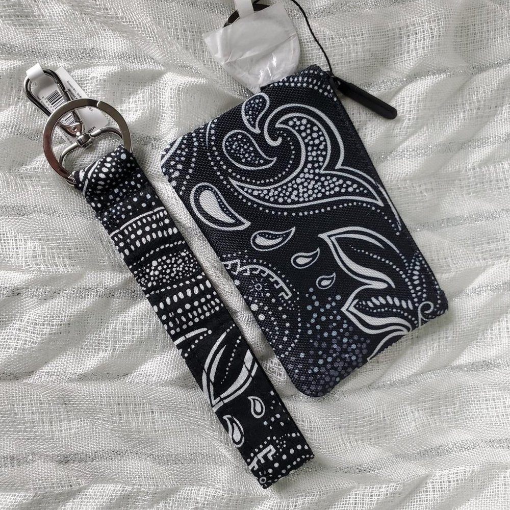 NWT - Vera Bradley Zip ID and Wristlet Key Chain Set (Multiple Patterns)